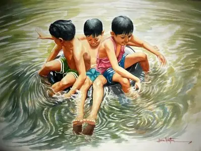 Philippine artists Jose Vistan