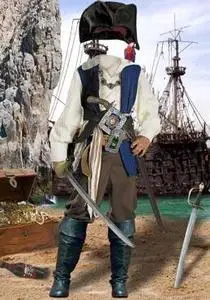 Template Dashing Pirate for Photoshop