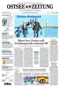 Ostsee Zeitung Grevesmühlener Zeitung - 15. Februar 2018