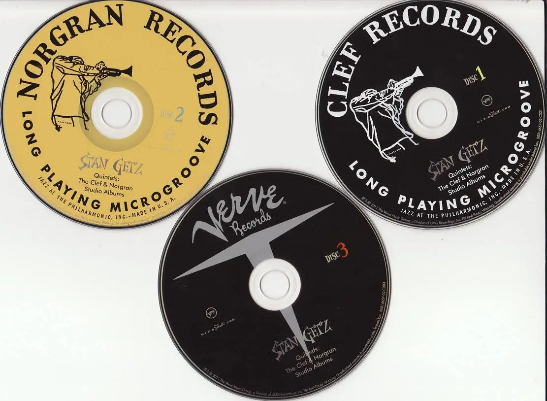 Stan Getz - Quintets: The Clef & Norgram Studio Albums (1952-1955) {3CD ...