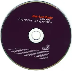 Jean-Luc Ponty - The Acatama Experience (2007) {KOCH Records}