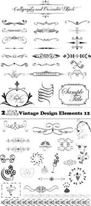Vectors - Vintage Design Elements 12