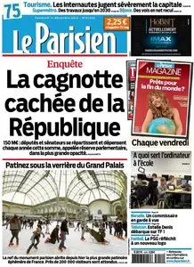 Le Parisien + Cahier Paris du Vendredi 14 Décembre 2012