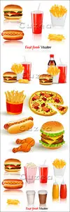 Vector - Fast food pictures