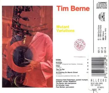 Tim Berne - Mutant Variations (1984) {Soul Note}