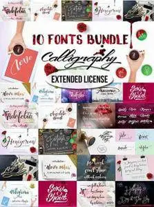 CreativeMarket - 10 Bundle Calligraphy