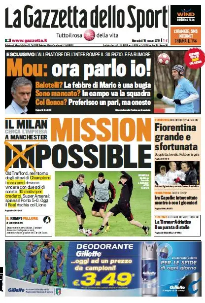 La Gazzetta dello Sport (10-03-10)