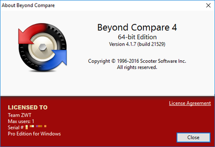Scooter Beyond Compare 4.1.7 build 21529 Multilingual
