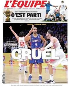 L'Equipe du Vendredi 18 Septembre 2015
