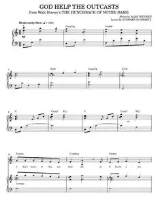 God Help The Outcasts - Bette Midler (Piano Vocal)
