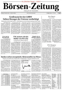 Boersenzeitung vom 8. Dezember 2009