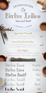 Bistro Sans & Serif + Extras