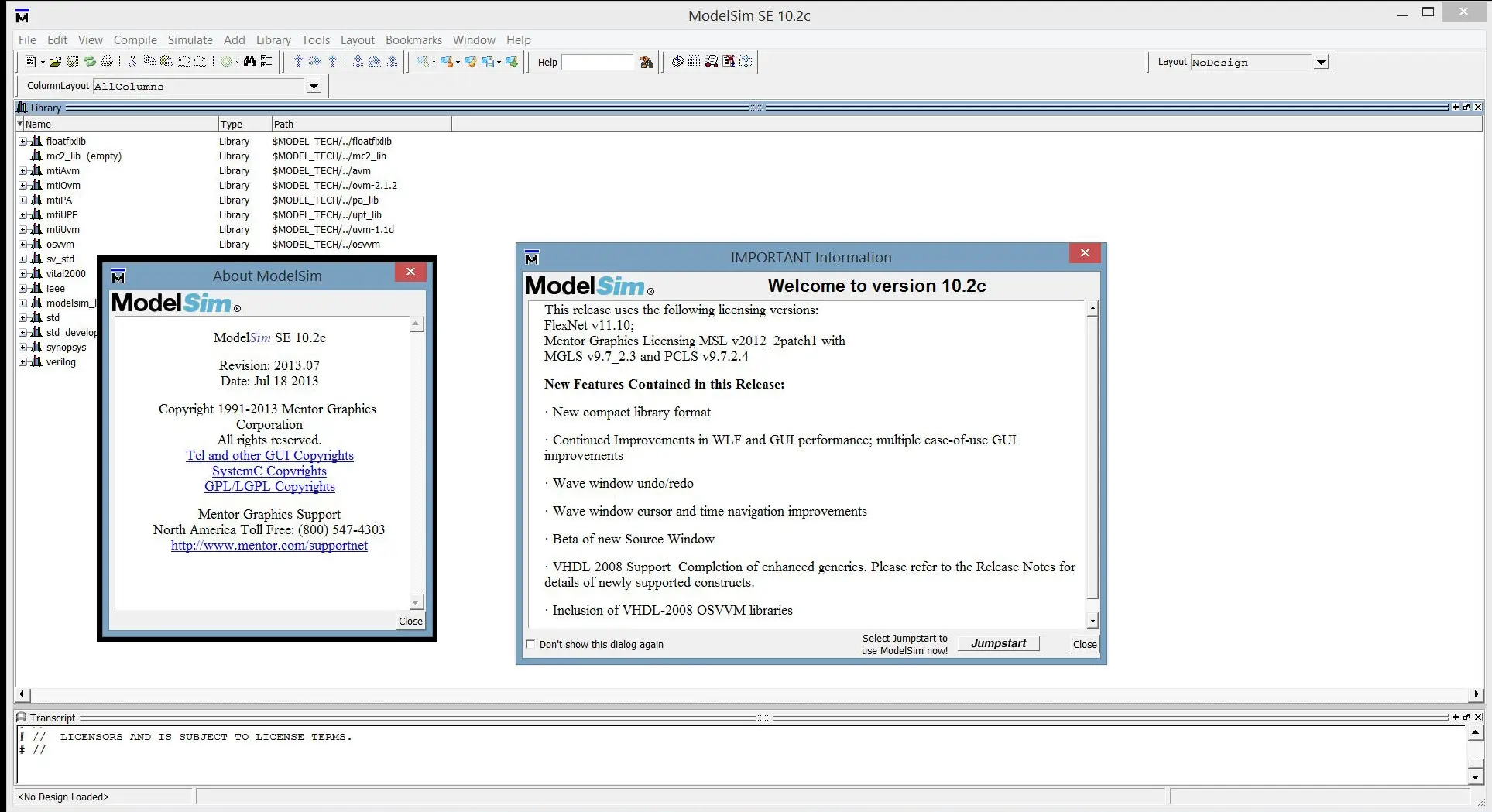 modelsim pe 10.2c