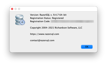Richardson Software RazorSQL 9.4.7 (macOS / Linux / Solaris)