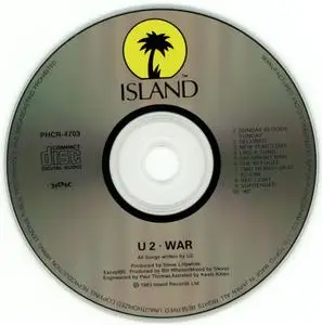 U2 - War (1983) [Island PHCR-4703, Japan]