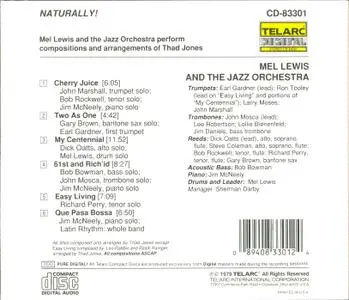 Mel Lewis and The Jazz Orchestra - Naturally (1979) {Telarc CD-83301 rel 1992}