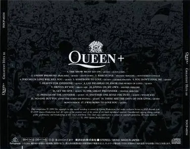 Queen - Greatest Hits III (1999) [Parlophone TOCP-65334, Japan]