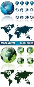 Stock Vector - Earth Globe