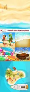 Vectors - Summer Beach Backgrounds 19