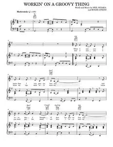 Workin' On A Groovy Thing - The 5th Dimension, The Fifth Dimension (Piano-Vocal-Guitar)
