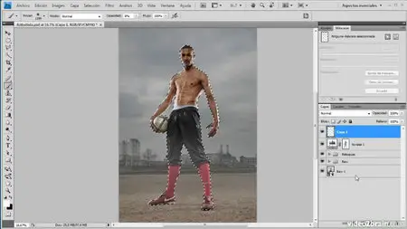 Workshop con Adobe Photoshop: Futbolista