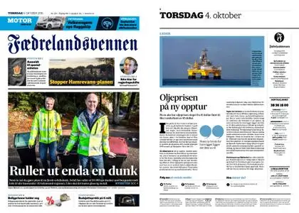 Fædrelandsvennen – 04. oktober 2018