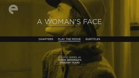 A Woman's Face / En kvinnas ansikte (1938) [Criterion Collection]