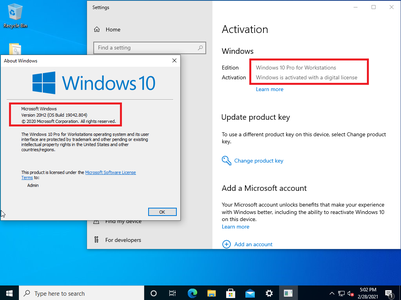 Windows 10 20H2 10.0.19042.804 AIO (x86/x64) 26in1 With Office 2019 Pro Plus February 2021 Preactivated
