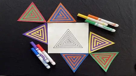 Optical Illusion Art for Kids: Draw a Triangle