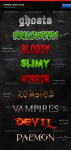 GraphicRiver Horror Layer Styles