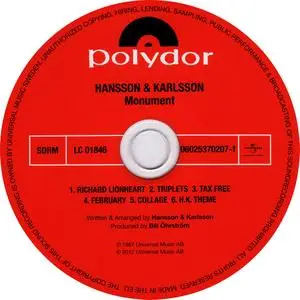 Hansson & Karlsson - Monument (1967) {Polydor--Universal 06025370207-1 rel 2012}