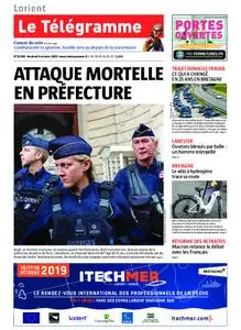 Le Télégramme Lorient – 04 octobre 2019