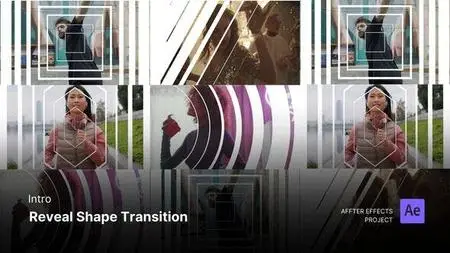 Intro/Opening Video - Reveal Shape Transition After Effects Template 50877412