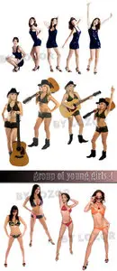 Group of young girls 4