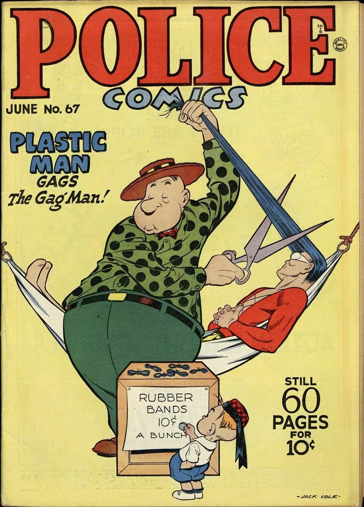 Police Comics 067 [Quality] [Plastic Man (Jack Cole) The Spirit (Lou Fine)]