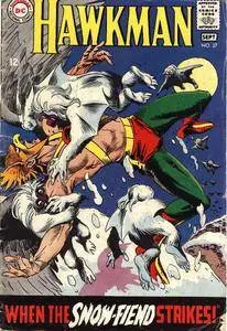 Hawkman v1 27 1968 last issue continues in Atom and Hawkman 39