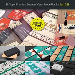 InkyDeals - MockupZilla 2: The Super Premium Business Cards Collection