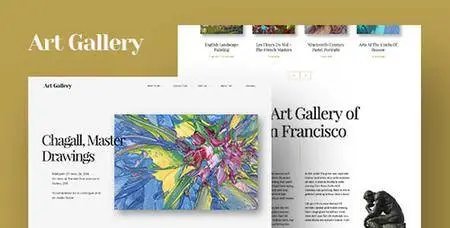 ThemeForest - Arte v1.0 - Art Gallery WordPress Theme - 20633505