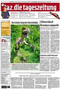 Tageszeitung TAZ vom 29 Oktober 2011