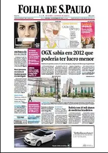 Jornal Folha de São Paulo - 3 de novembro de 2013 - Domingo