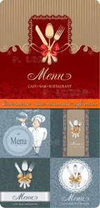 Cover menu - bar, restaurant, cafe vector
