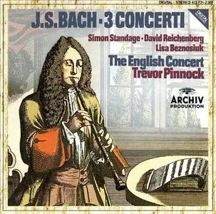 Simon Standage, David Reichenberg, Lisa Beznosiuk, The English Concert, Trevor Pinnock - J.S. Bach: 3 Concerti (1984)