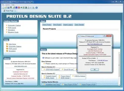 Proteus 8.2 SP2 with Advanced Simulation
