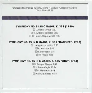 W.A.Mozart - 46 Symphonies (Alessandro Arigoni) CD8 of 10