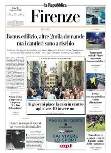 la Repubblica Firenze - 8 Agosto 2022