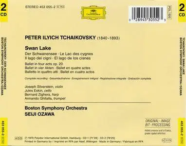 Boston Symphony Orchestra, Seiji Ozawa - Peter Ilyich Tchaikovsky: Swan Lake, Op. 20 (1979) 2CDs, Reissue 1996
