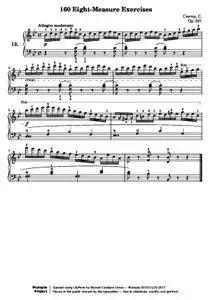 CzernyC - 160 Eight-Measure Exercises, No. 12