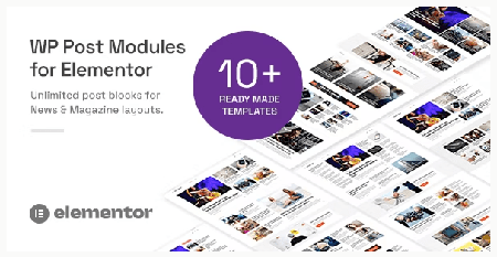 Codecanyon - WP Post Modules for NewsPaper and Magazine Layouts (Elementor Addon) v2.1.1