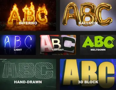 FootageCrate - Animated Typekits Collection