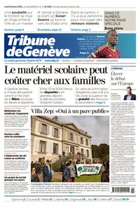 Tribune de Genève - 13 Janvier 2025